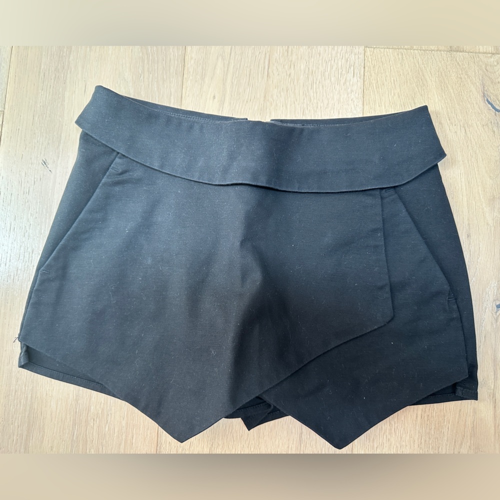 Talula Black High-Waist Skort